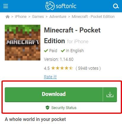 Tải Minecraft trên Điện Thoại