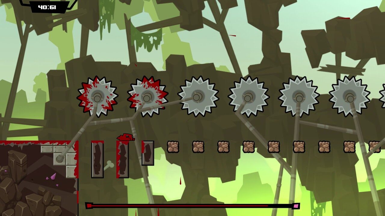 Super Meat Boy - Tựa game độc lập thuộc thể loại platform rất được nhiều người yêu thích